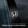 Car Emblem Center Pillar Sticker Auto Door Decorative Stickers For Honda Civic Accord Fit Jazz Pilot CRV Odyssey Passport City