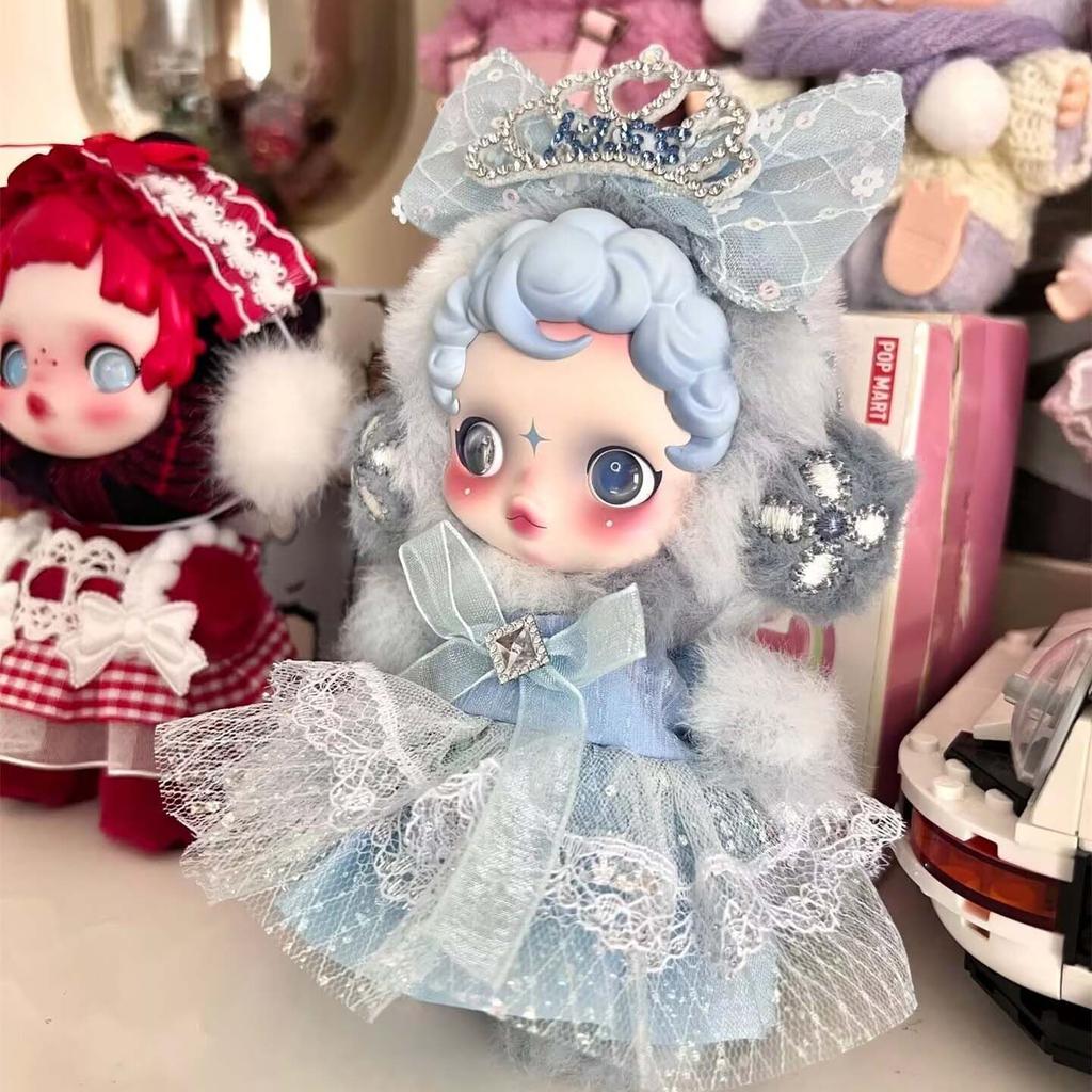 High Quality For Skullpanda Winter Symphony Series 10Cm Doll Clothes Accessories Sp Plush Doll Clothes Cat Cloak Set No Doll
