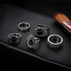 5 Stücke Vintage Hohl Tropfen Über Knuckle Frauen Stapeln Midi Ringe Set Pub Geschenk