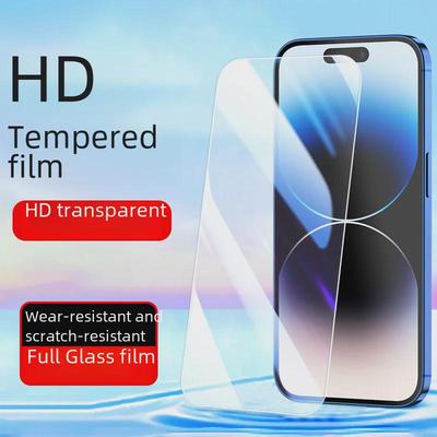 Kompatibler Displayschutz aus gehärtetem Glas für iPhone 14 Pro Max/14 Plus/15/15 Pro