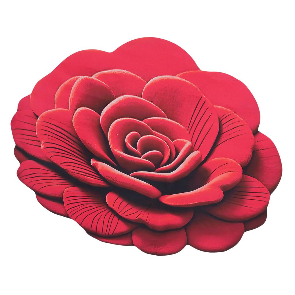 Floral Plush Diatomaceous Floor Mat 3D Pattern Anti Slip Absorbent Mat Comfortable Blanket for Bedroom
