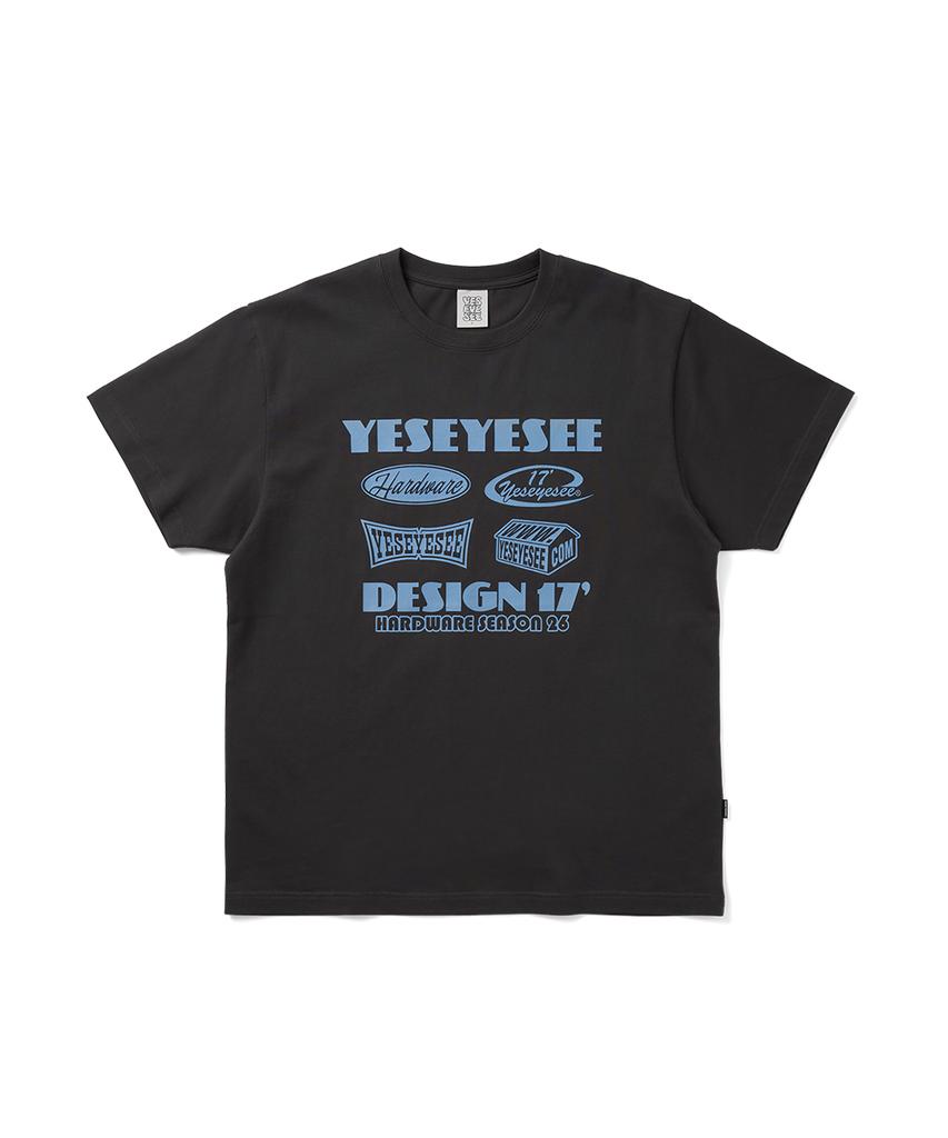 YESEYESEE Y.E.S Hardware Tee Charcoal