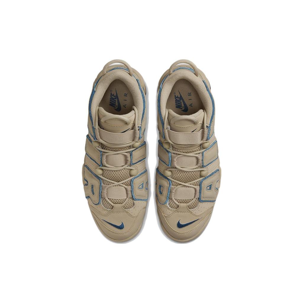 Nike Air More Uptempo Limestone Unisex-Sneaker Hellbraun-Baldrian-Blau DV6993-200