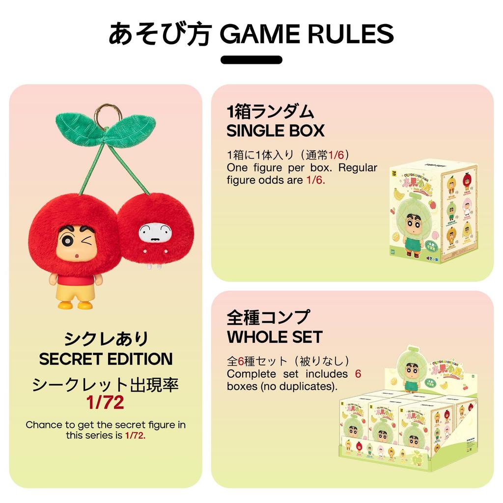 TOP TOY Crayon Shin-chan [Fruit House] Series Plush Pendant [1 Piece] Gachapon Blind Box Figure Plastic Model Premium Toy PVC Soft Vinyl Shin-chan