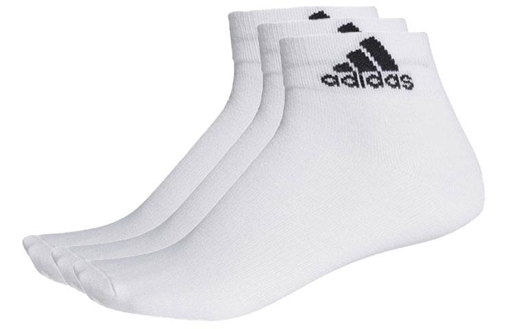 Adidas Ankle Socks Unisex 3 Pack White AA2323 M