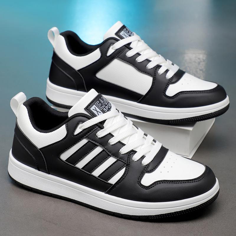 Neue Herren-Skateboardschuhe im klassischen Stil mit niedriger Spitze und dicker Sohle, bequeme Basketball-Sneakers mit weicher Sohle