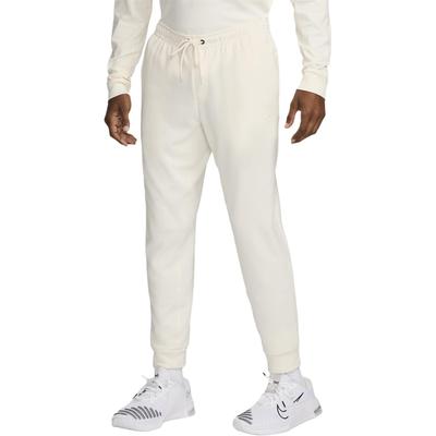 Primary Solid Color Logo Jogger Knit Sports Pants Men Bottoms Light-Ivory FZ0975-110