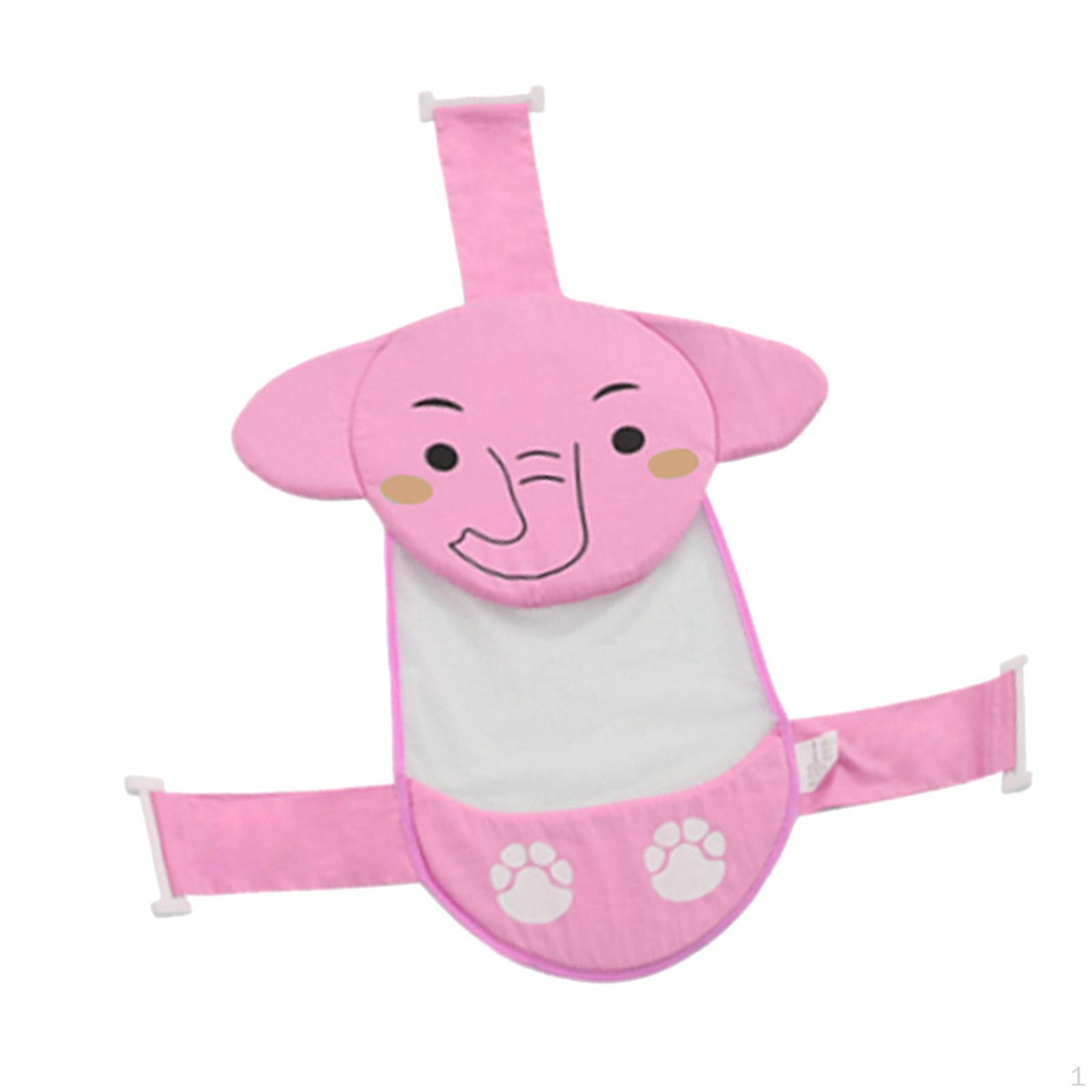 

Baby Bath Cushion Pad Bathtub Pillow for Foldable Infant Pink
