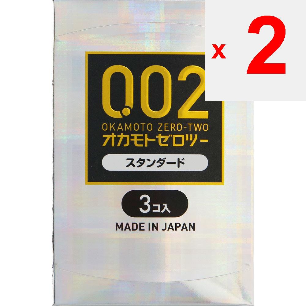 okamoto Okamoto Zero Two Zero Two Clear 3pcs Portable Standard Type Pleasant To the Touch! Portable