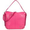 Vezze Conta Fuchsia Leather Handbag