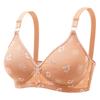 Sutien Brodat Floral Fără Fir Curele Reglabile Material Moale Design Respirabil Potrivire Confortabilă Purtare Zilnică Suport