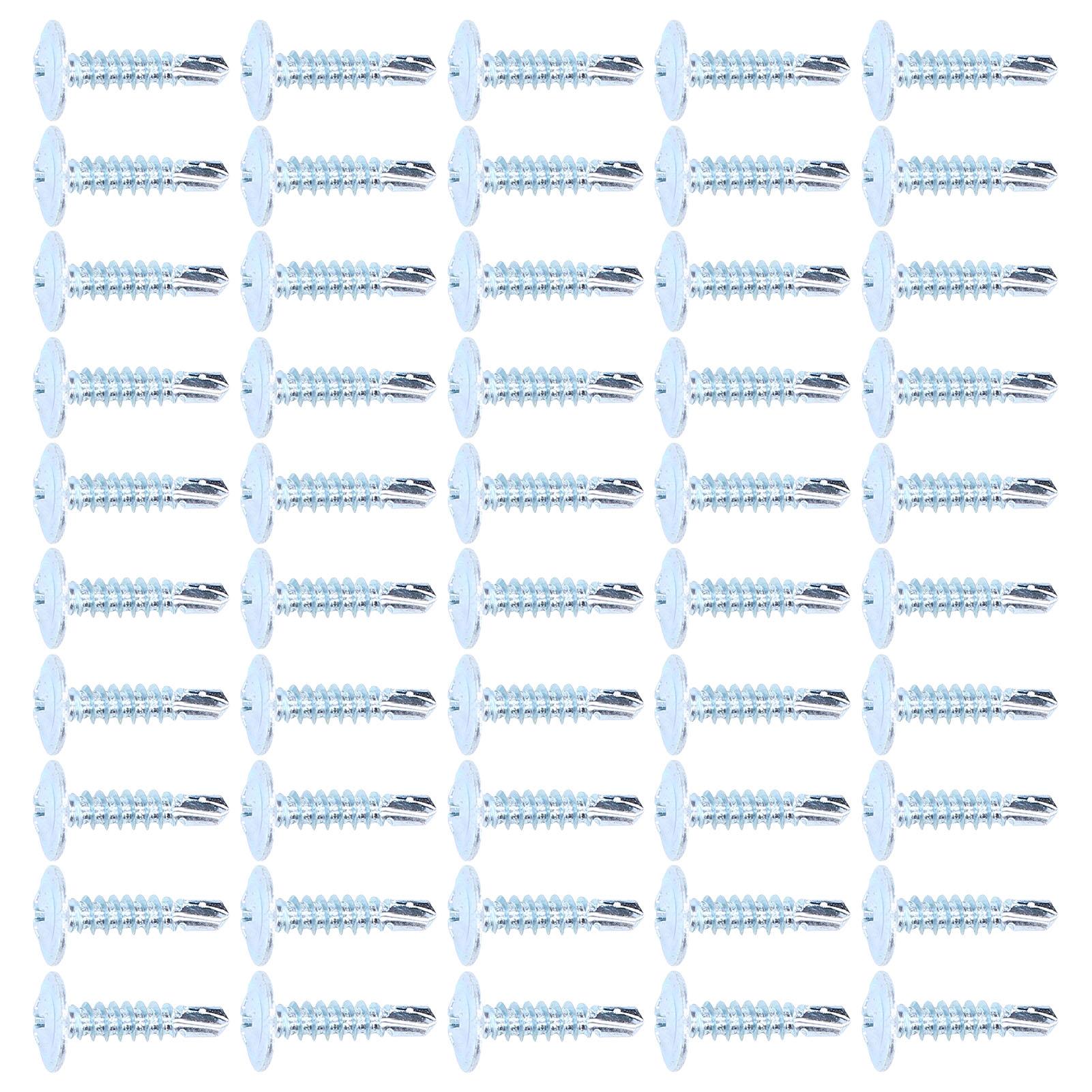 

50 шт. Саморезы крестовые из углеродистой стали 4,2x19 мм Набор крепежных элементов для ремонта, головка-шайба