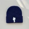 Blue Pear Green Skateboard Wool Knitted Hat Men's and Women's Autumn and Winter Cold Hat European and American Trendy Brand Ins