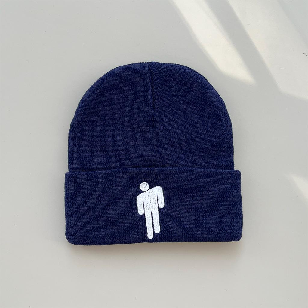 Blue Pear Green Skateboard Wool Knitted Hat Men's and Women's Autumn and Winter Cold Hat European and American Trendy Brand Ins
