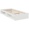 VidaXL Daybed Without Mattress White 75x190 Cm Solid Pine Wood, Sofa Bed, Rest Sofa Bed, Sleepover Bed, 859251
