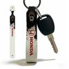 For Honda High Quality PU Leather Moto Keychain Vintage Style Key Pendant For Scooter Motocross TV7