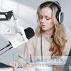 FDUCE SL40 Dynamický mikrofon pro živé vysílání a sluchátka LED ztlumení a technologie izolace hlasu Podcasting, Hraní her, Streamování, Nahrávání, Vestavěný