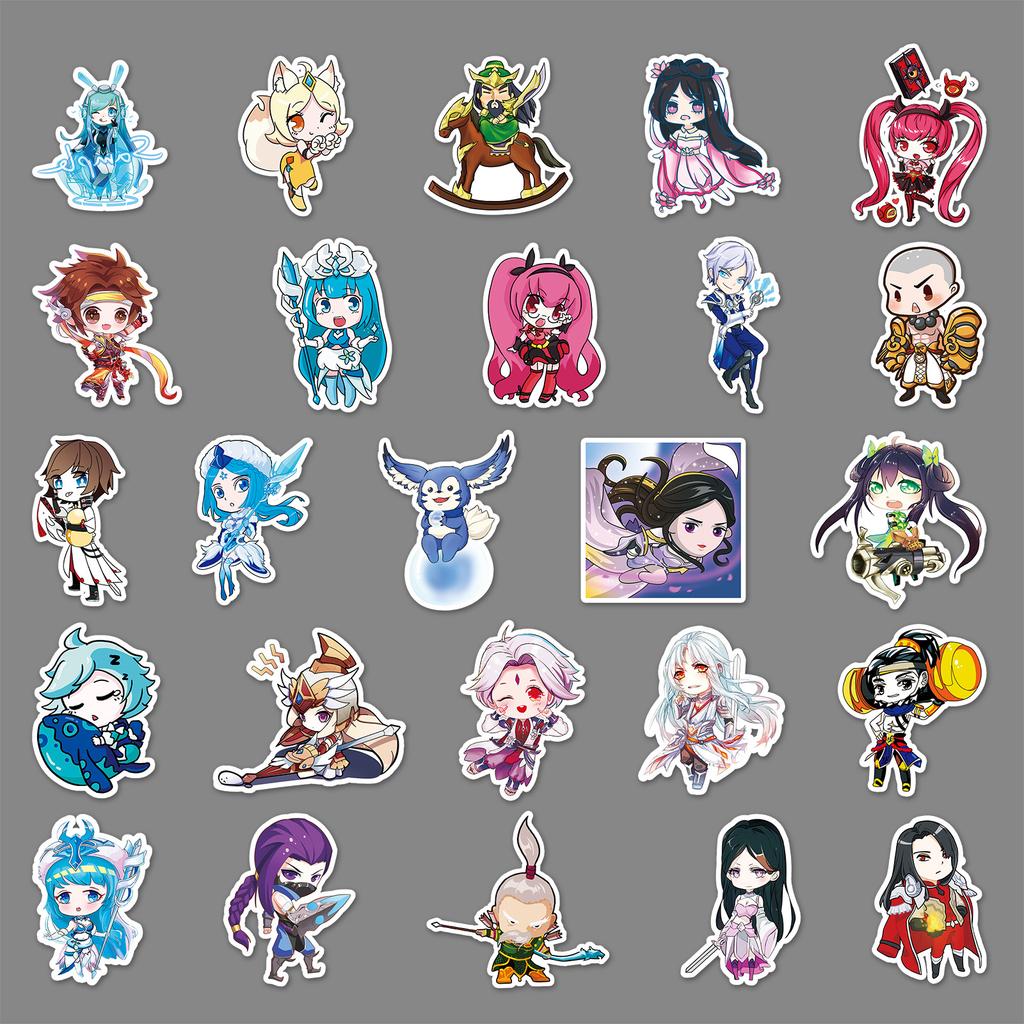 50 Stück Graffiti Kühlschrank Spiel Koffer Laptop Auto Motorrad Dekorationsaufkleber