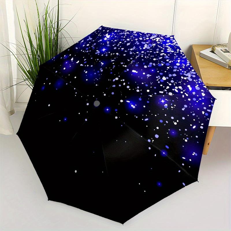 1 Stück Galaxie Sternenhimmel Thema Hochwertiger Regenschirm, Automatisches Öffnen und Schließen Regenschirm, Multifunktionaler Regenschirm G0811194