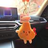 Cute Cartoon Plush Keychain: Fries, Hamburger & Hot Dog Figures for Backpack