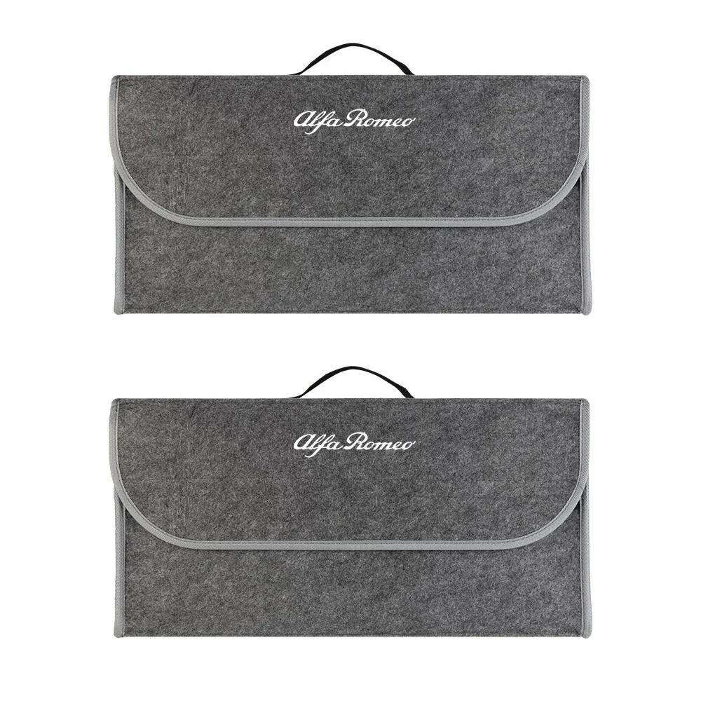 WAJDS1 Car Stickers For Alfa Romeo Car Storage Bag Folding Travel Tidying Box Trunk Tools Case For Alfa Romeo Giulietta 147 Giulia Spid