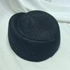 Women Vintage Straw Beret Hat Summer   Fedora Sun Cap Hostess Pillbox Hat Millinery Fascinator Base  Wedding Cocktail Party