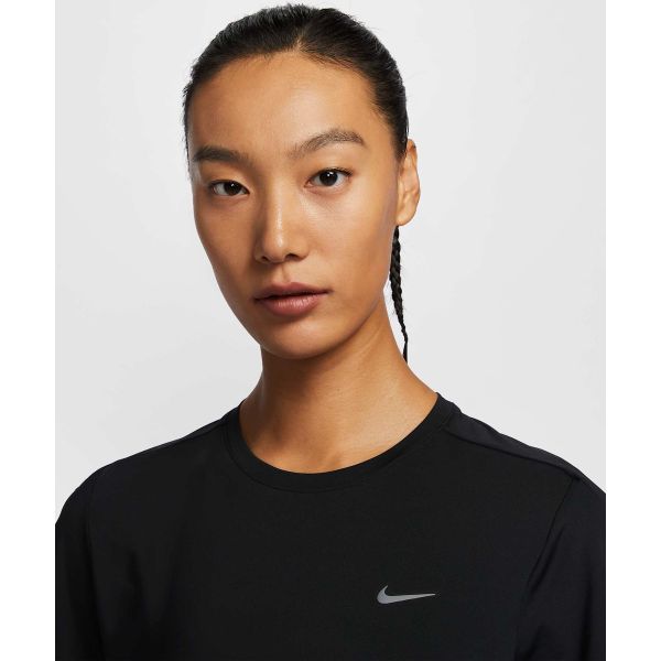 Nike Logo Round Neck Pullover Short Sleeve Breathable T-Shirt Women T-Shirt Black HM9699010