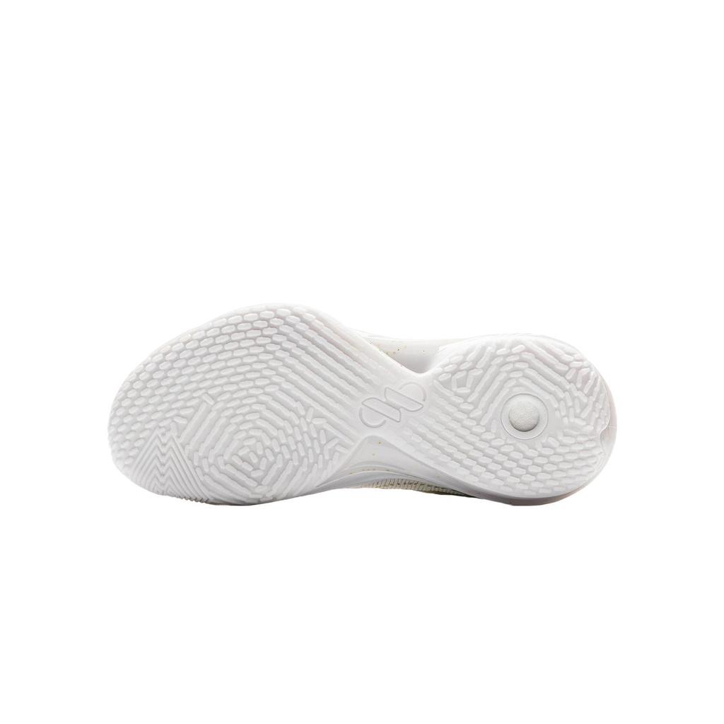 Li Ning Kids Basketball Comfortable Soft Fashion Low Top Basketball Shoes Kids sneaker Standard-White YKBV064-1