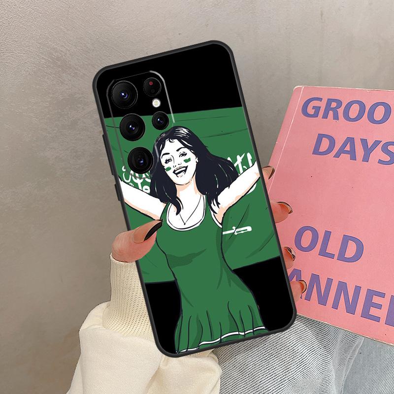 Saudi Arabia Flag Case For Samsung Galaxy S24 FE S21 FE S20 S22 S23 S25 Ultra S9 S10 Plus S25 FE Cover Coque