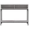 Mesa de Console Cinza Sonoma 100 x 30,5 x 75 cm Madeira de Engenharia