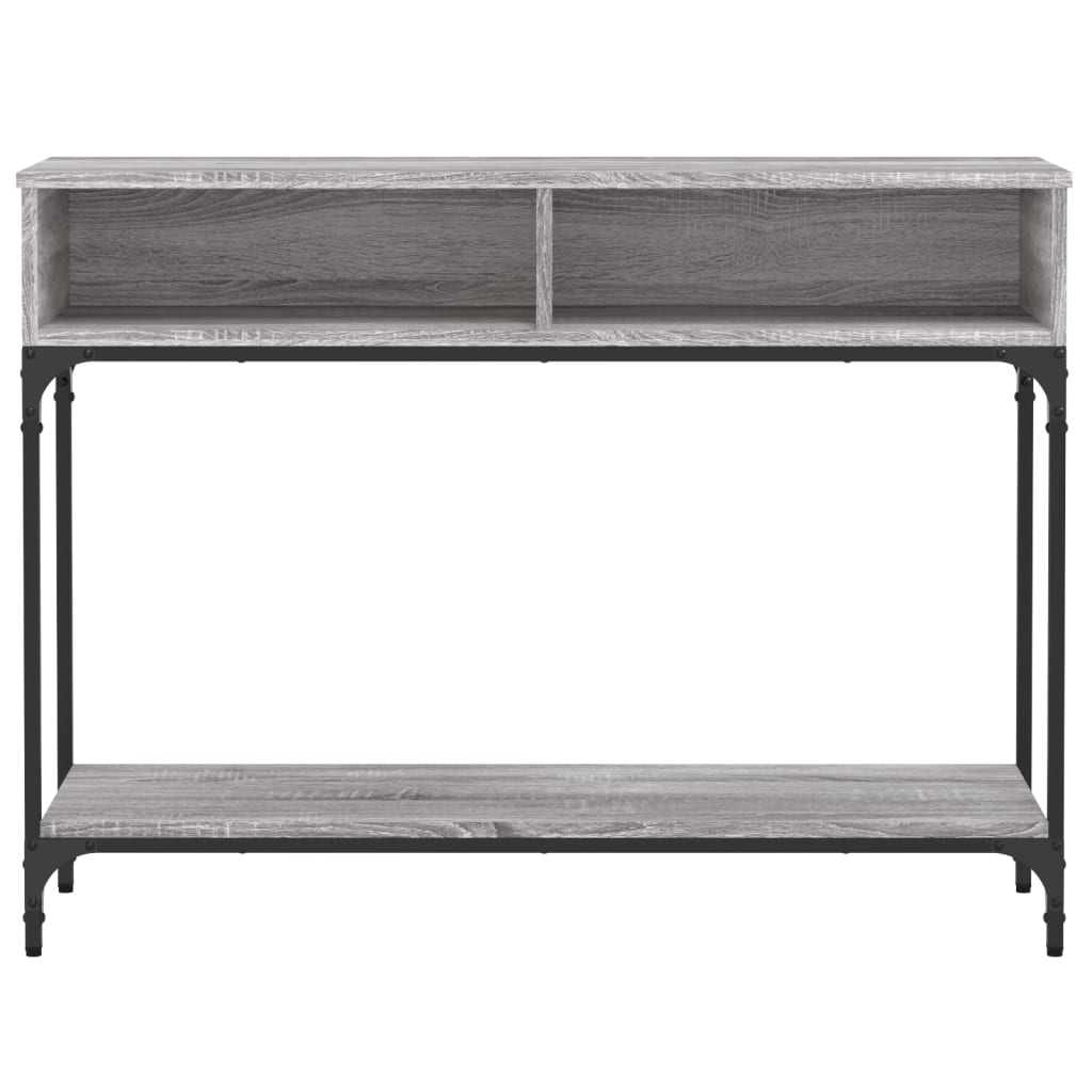 Mesa de Console Cinza Sonoma 100 x 30,5 x 75 cm Madeira de Engenharia