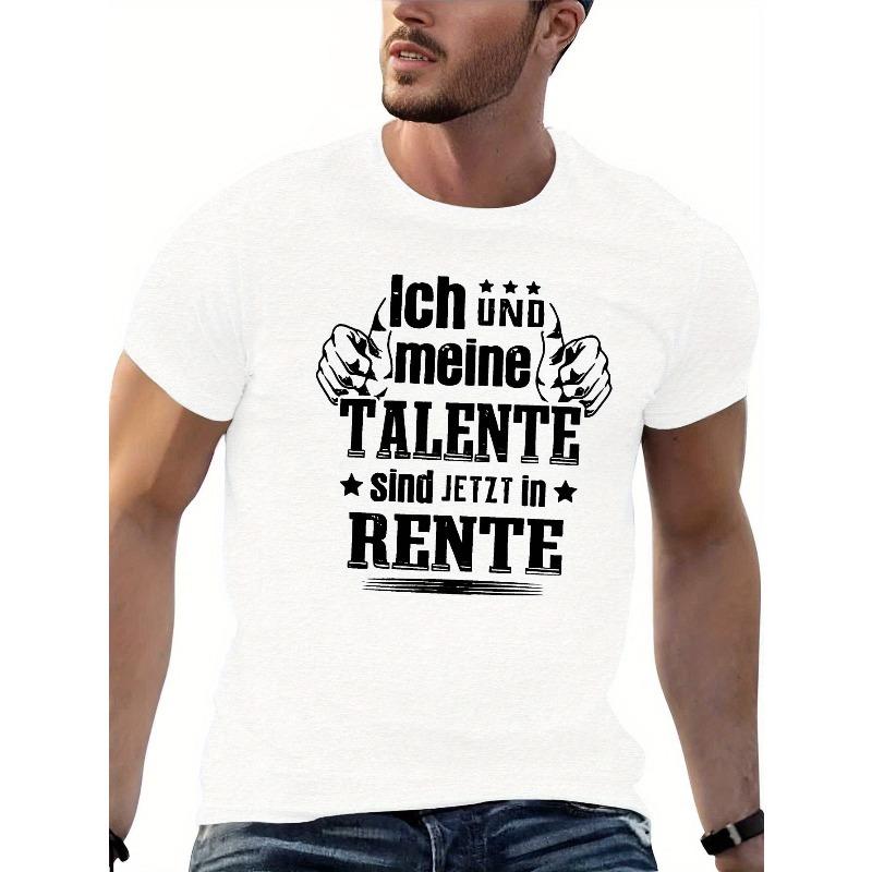 

European sizes Men S Casual Summer T-Shirt Graphic - Black, Short Sleeve, Round Neck, Lightweight Fabric, Casual Attire 4XL білий