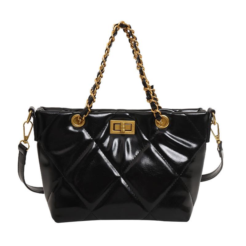 IELGY Ladies Diagonal Bag Diamond Chain Shoulder Commuter