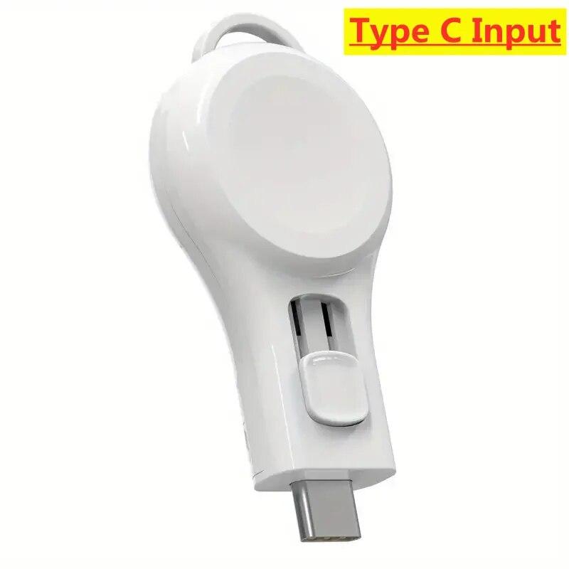 Magnetic Wireless Watch Charger For Apple Watch Series IWatch Ultra 8 7 6 5 4 3 2 Portable Type C USB Fast Charging Station Dock