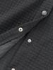 European & American Men's Plus Size Checkered Cardigan Shirt Jacket, 2025 Fashion, Long Sleeve