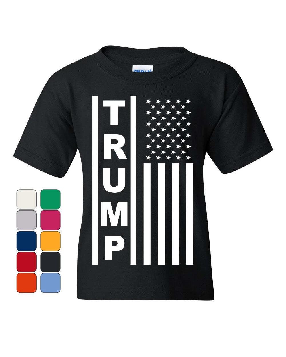 Trump Flag MAGA Republican Youth Tee American President MAGA Pence 110