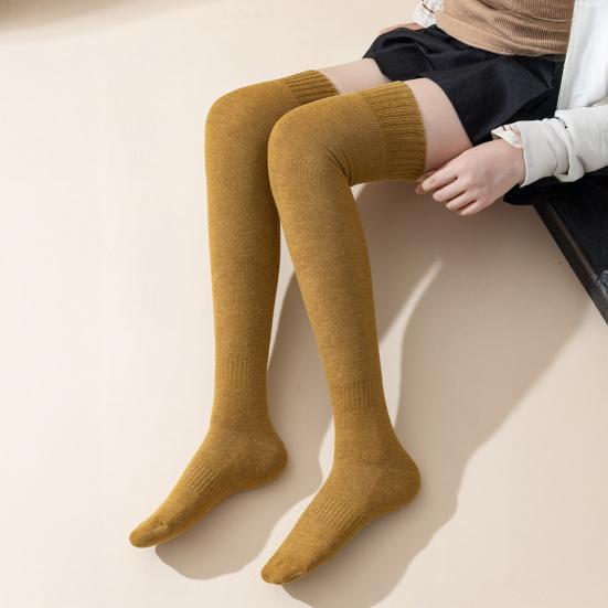 Women Extra Long Thigh High Socks Winter Warm Over Knee High Stockings Thick Thermal Knit Leg Warmers