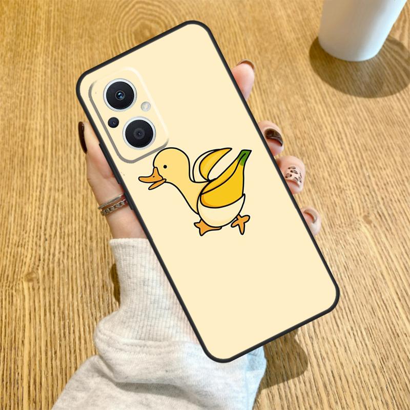 Memes Cartoon Funny Banana Funda For OPPO Reno 12F 11F 13F 14F 8T 8 Lite 10 11 12 13 14 OPPO Find X8 X6 X5 X9 Pro Case