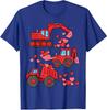 Valentines Day Construction Trucks Funny Unisex T-Shirt