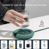 10W Mini Portable USB Electric Coffee Warmer With 3 Temperature Settings Digital Display For Heating Coffee Beverage Milk Tea Hot Chocolate