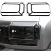 For Jetour Traveller T2  2024 2025 Car Accessories ABS Front Head Light Lamp Cover Trim 2pcs