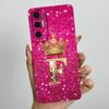 For Tecno Pova 3 6.9" Case Crown Letters Liquid SIlicone Soft TPU Phone Cases For Tecno Pova3 LF7n Camera Protection Back Cover