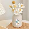 17pcs Cute Watercolor Antarctic Penguin Stickers,Handbook Scrapbooking Literature And Art, Decoration Mobile Phone journaling