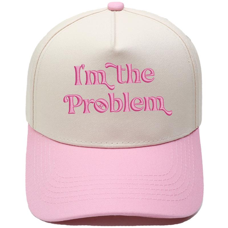 I'm the Problem Fun Embroidery Color Matching Truck Driver Hat Men's and Women's Casual Shade Baseball Cap