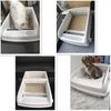 Semi-automatic Cat Litter Box Drawer Type Splash-proof Enclosed Tray Deodorizing Training Sandbox Pets Supplies Auto Cleaning