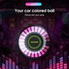 Auto Musik Rhythmus Lampe Lufterfrischer RGB LED Streifen Schallsteuerung Sprachrhythmus Atmosphärenlicht 256 Farben Option App Steuerung