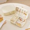 Portable Jewelry Storage Box Travel Small High-end Exquisite Large-capacity Earrings Ring Antioxidant Jewelry Box