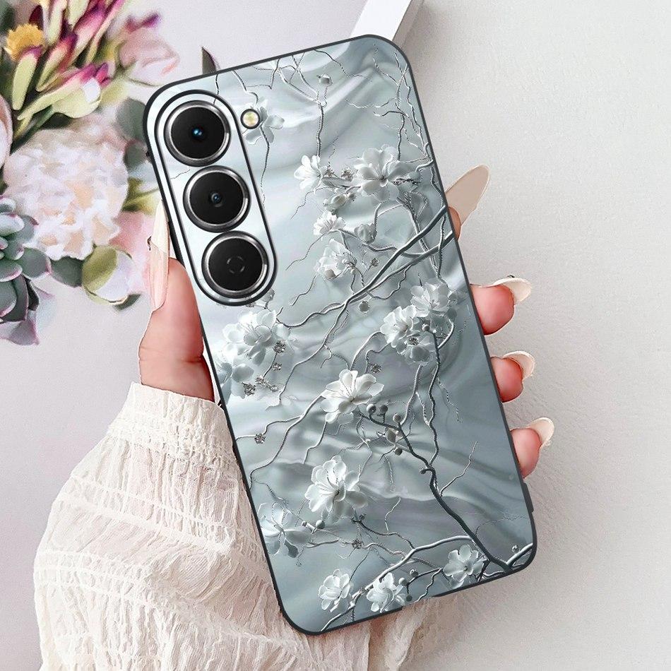 For Tecno Spark 40 Pro / 40 Pro+ Elegant Floral Butterfly Phone Case For Tecno Spark 40Pro Plus KM6 KM7 Soft Silicone TPU Cases