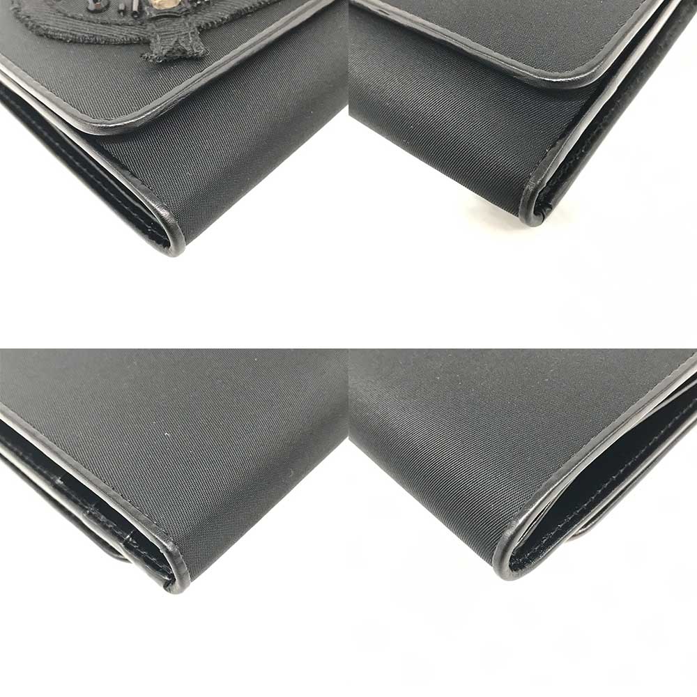 Used PRADABifold Wallet Nylon Women