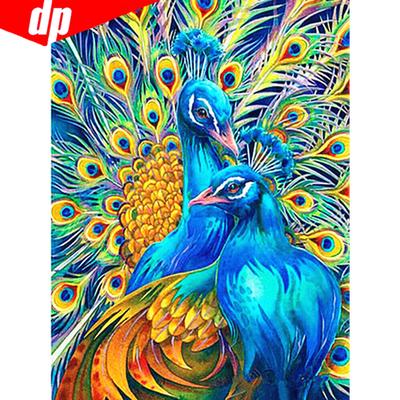 5D DIY Diamant Malerei Tier Pfau Strass Bild Volle Runde Stickerei